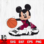 Cleveland Cavaliers Mickey Minne 4 Nba Svg Eps Dxf Png File, NBA svg, Digital Download, Instant Download