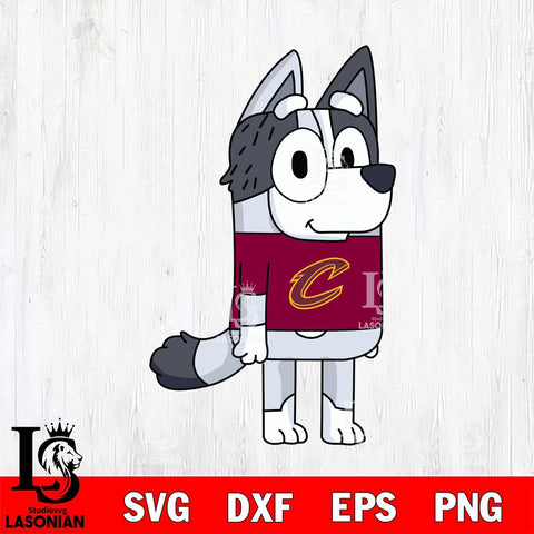 Cleveland Cavaliers Muffin Bluey sport Svg Eps Dxf Png File, Digital Download, Instant Download