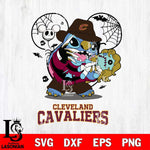 Cleveland Cavaliers Stitch Freddy Krueger Halloween Svg Eps Dxf Png File, Digital Download, Instant Download