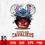 Cleveland Cavaliers Stitch Horror Halloween Svg Eps Dxf Png File, Digital Download, Instant Download