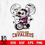 Cleveland Cavaliers Stitch Jigsaws Halloween Svg Eps Dxf Png File, Digital Download, Instant Download