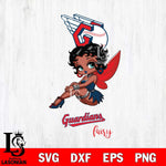 Cleveland Guardians Beauty Black Fairy Betty Boop