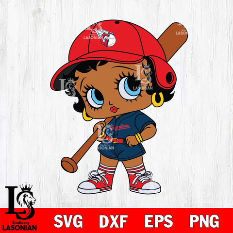 Cleveland Guardians Betty Boop MLB 2 Svg Eps Dxf Png File,MLB svg, Digital Download, Instant Download