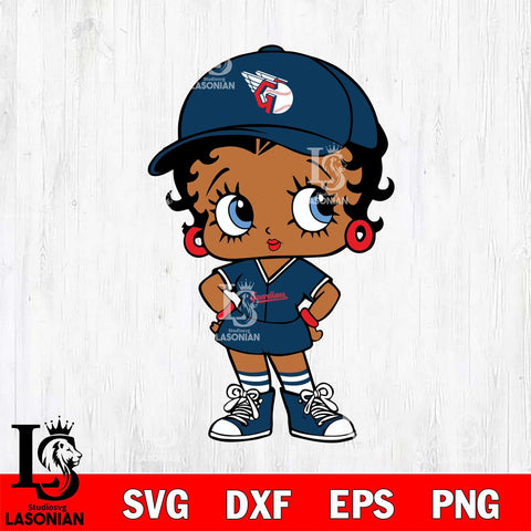 Cleveland Guardians Betty Boop MLB 3 Svg Eps Dxf Png File,MLB svg, Digital Download, Instant Download