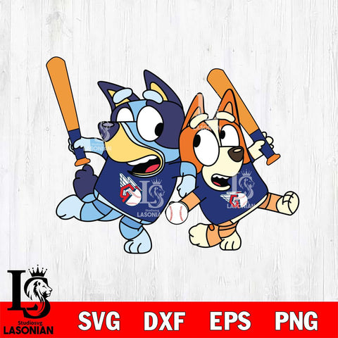 Cleveland Guardians Bluey Svg Eps Dxf Png File, Digital Download, Instant Download