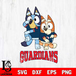 Cleveland Guardians Bluey & Bingo 18 Svg Eps Dxf Png File, MLB svg, Digital Download, Instant Download