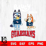 Cleveland Guardians Bluey & Bingo 4 Svg Eps Dxf Png File, MLB svg, Digital Download, Instant Download