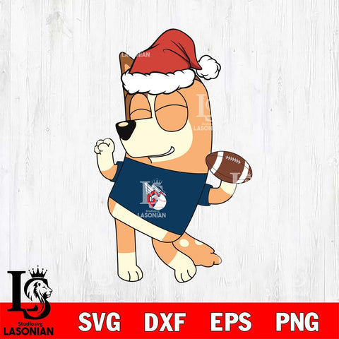 Cleveland Guardians Bluey Chilli Christmas Svg Eps Dxf Png File, Digital Download, Instant Download