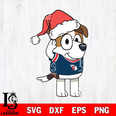 Cleveland Guardians Bluey Jack Christmas Svg Eps Dxf Png File, Digital Download, Instant Download