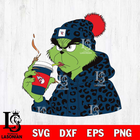 Cleveland Guardians Boujee Grinch 8 Svg Eps Dxf Png File, Digital Download, Instant Download