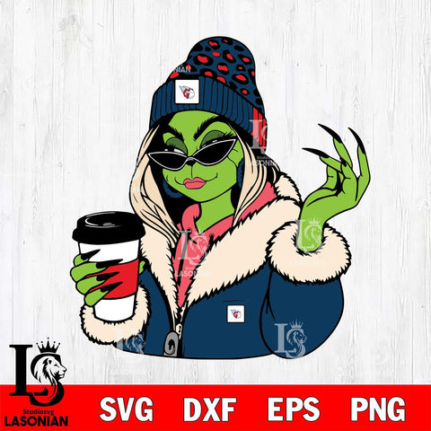 Cleveland Guardians Boujee Grinch 9 Svg Eps Dxf Png File, Digital Download, Instant Download