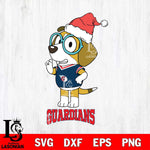 Cleveland Guardians Christmas Bluey Honey Sport Cricut , Christmas Svg , Bluey svg , Digital Download, dxf eps png pdf file