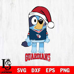 Cleveland Guardians Christmas Bluey Sport Cricut , Christmas Svg , Bluey svg , Digital Download, dxf eps png pdf file