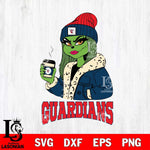 Cleveland Guardians Girls Grinch Bougie Svg Eps Dxf Png File, Digital Download, Instant Download