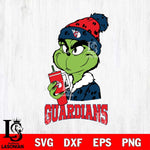 Cleveland Guardians Grinch Bougie Leopard Svg Eps Dxf Png File, Digital Download, Instant Download