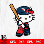 Cleveland Guardians Hello Kitty Svg Eps Dxf Png File, Digital Download, Instant Download