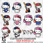 Cleveland Guardians MLB Bundle 12 Svg Eps Dxf Png File, Digital Download, Instant Download