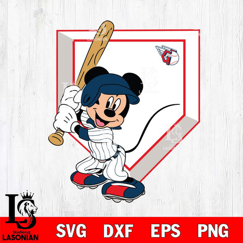 Cleveland Guardians Mickey 3 Svg Eps Dxf Png File, Digital Download, Instant Download