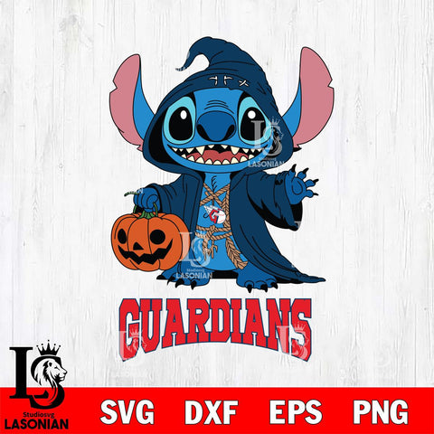 Cleveland Guardians Stitch Horror Svg Eps Dxf Png File, MLB svg, Digital Download, Instant Download