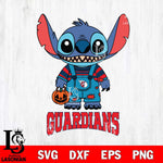 Cleveland Guardians Stitch Horror Halloween Svg Eps Dxf Png File, MLB svg, Digital Download, Instant Download