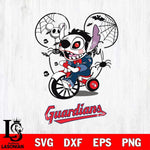 Cleveland Guardians Stitch Jigsaws Halloween Svg Eps Dxf Png File, Digital Download, Instant Download