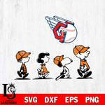 Cleveland Guardians snoopy Svg Eps Dxf Png File, Digital Download, Instant Download