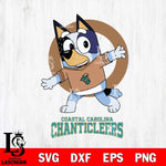 Coastal Carolina Chanticleers Bandit Heeler Rugby Svg Eps Dxf Png File, Digital Download ,Instant Download, Cricut File