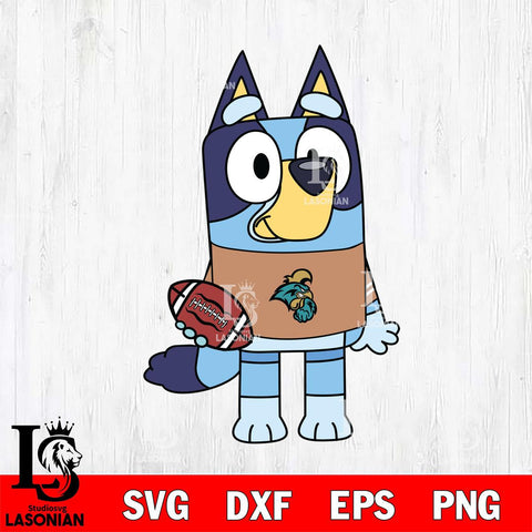 Coastal Carolina Chanticleers Bluey 2 Svg Eps Dxf Png File, Digital Download, Instant Download