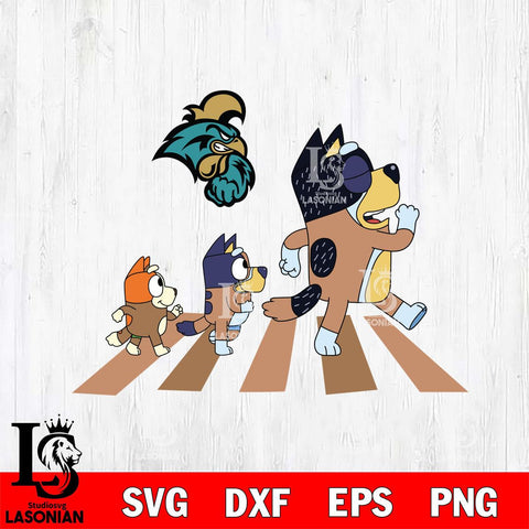 Coastal Carolina Chanticleers Bluey 6 Svg Eps Dxf Png File, Digital Download, Instant Download