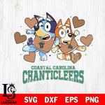 Coastal Carolina Chanticleers Bluey & Bingo 10 Svg Eps Dxf Png File, NCAA svg, Digital Download, Instant Download