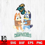 Coastal Carolina Chanticleers Bluey Chilli Dance Svg Eps Dxf Png File, Digital Download, Instant Download