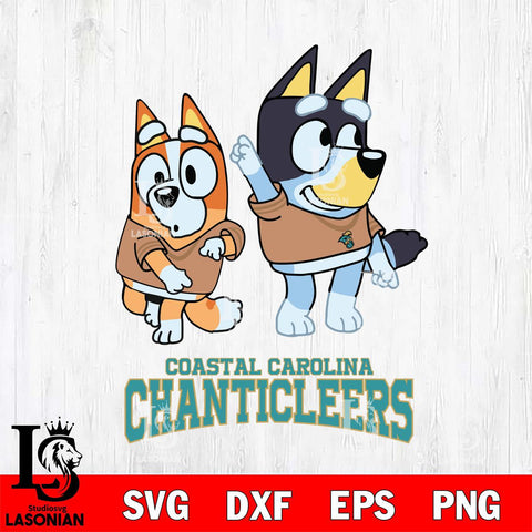 Coastal Carolina Chanticleers Bluey Chilli Mode Dance Svg Eps Dxf Png File, Digital Download, Instant Download