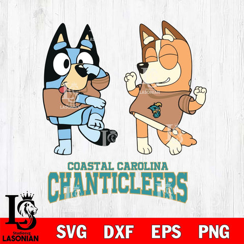 Coastal Carolina Chanticleers Bluey Chilli Sport Svg Eps Dxf Png File, Digital Download, Instant Download