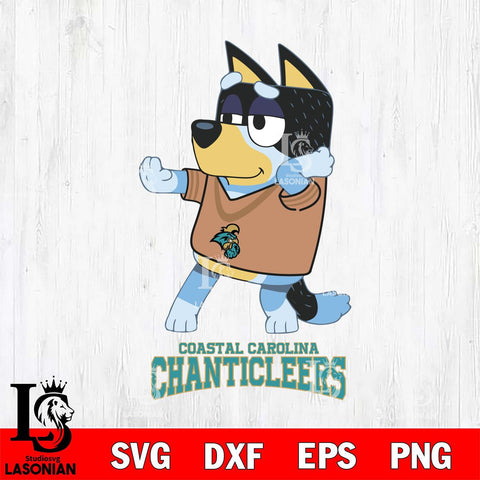 Coastal Carolina Chanticleers Bluey Dad Dance Svg Eps Dxf Png File, Digital Download, Instant Download