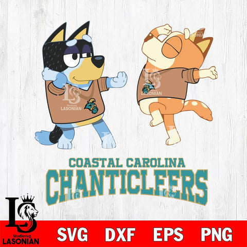 Coastal Carolina Chanticleers Bluey Dance Svg Eps Dxf Png File, Digital Download, Instant Download