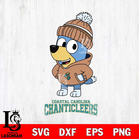 Coastal Carolina Chanticleers Bluey Hoodie Sport Svg Eps Dxf Png File, Digital Download ,Instant Download, Cricut File