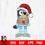 Coastal Carolina Chanticleers Christmas Bluey Sport Cut Files,Bluey Cricut,Christmas Svg , Bluey svg , Digital Download, dxf eps png pdf file