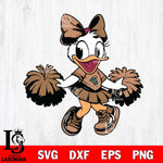 Coastal Carolina Chanticleers Daisy Duck Cheerleader Svg Eps Dxf Png File, NCAA svg, Digital Download, Instant Download