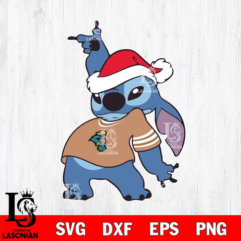 Coastal Carolina Chanticleers Disney Lilo & Stitch Christmas Svg Eps Dxf Png File, Digital Download, Instant Download