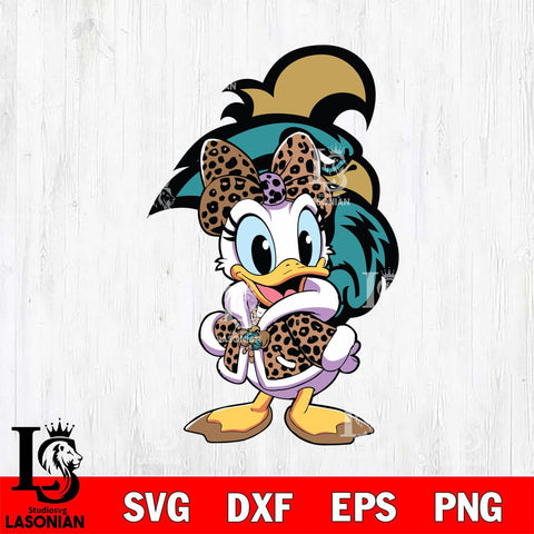 Coastal Carolina Chanticleers Fancy Daisy Duck Disney Svg Eps Dxf Png File, Digital Download, Instant Download