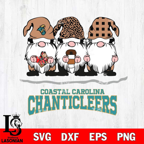 Coastal Carolina Chanticleers Gnomes Coffee Svg Eps Dxf Png File, Digital Download, Instant Download