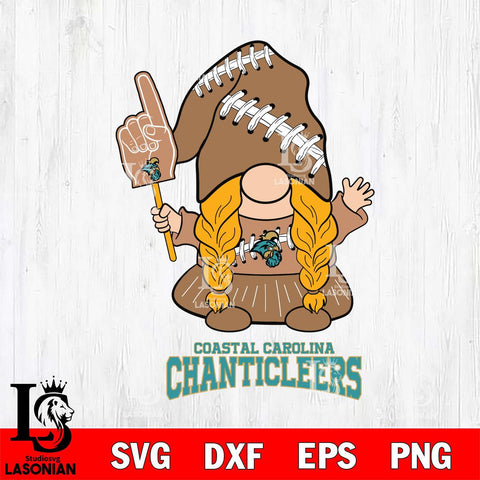 Coastal Carolina Chanticleers Gnomes Fan Svg Eps Dxf Png File, Digital Download, Instant Download