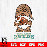 Coastal Carolina Chanticleers Gnomes Football Svg Eps Dxf Png File, Digital Download, Instant Download