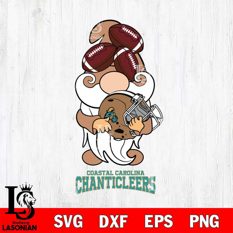 Coastal Carolina Chanticleers Gnomes Helmet Svg Eps Dxf Png File, Digital Download, Instant Download