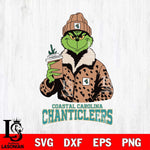 Coastal Carolina Chanticleers Grinch Christmas Cut Files Cricut, Svg Dxf Eps Png file, Digital download , Silhouette