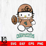 Coastal Carolina Chanticleers Hello Kitty NCAA 4 Svg Eps Dxf Png File, Digital Download, Instant Download