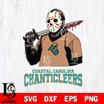 Coastal Carolina Chanticleers Jason Voorhees 11 Svg Eps Dxf Png File, Digital Download