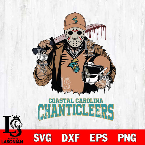 Coastal Carolina Chanticleers Jason Voorhees 2 Svg Eps Dxf Png File, Digital Download