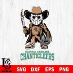 Coastal Carolina Chanticleers Jason Voorhees 3 Svg Eps Dxf Png File, Digital Download