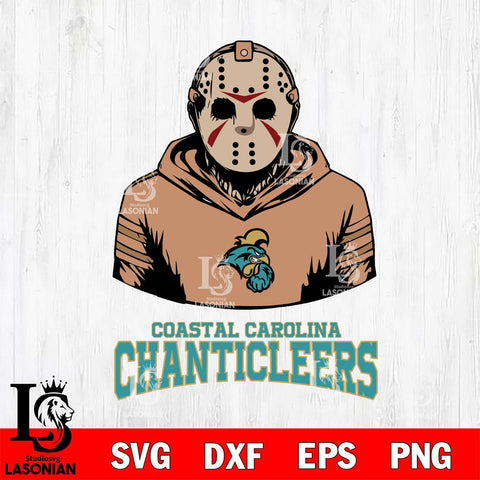 Coastal Carolina Chanticleers Jason Voorhees 4 Svg Eps Dxf Png File, Digital Download